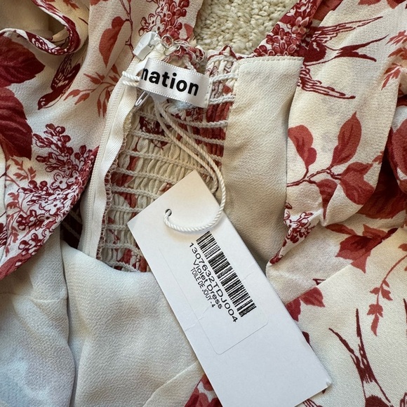 NWT Reformation Violet Dress Toile De Jouy 4 - Picture 12 of 13